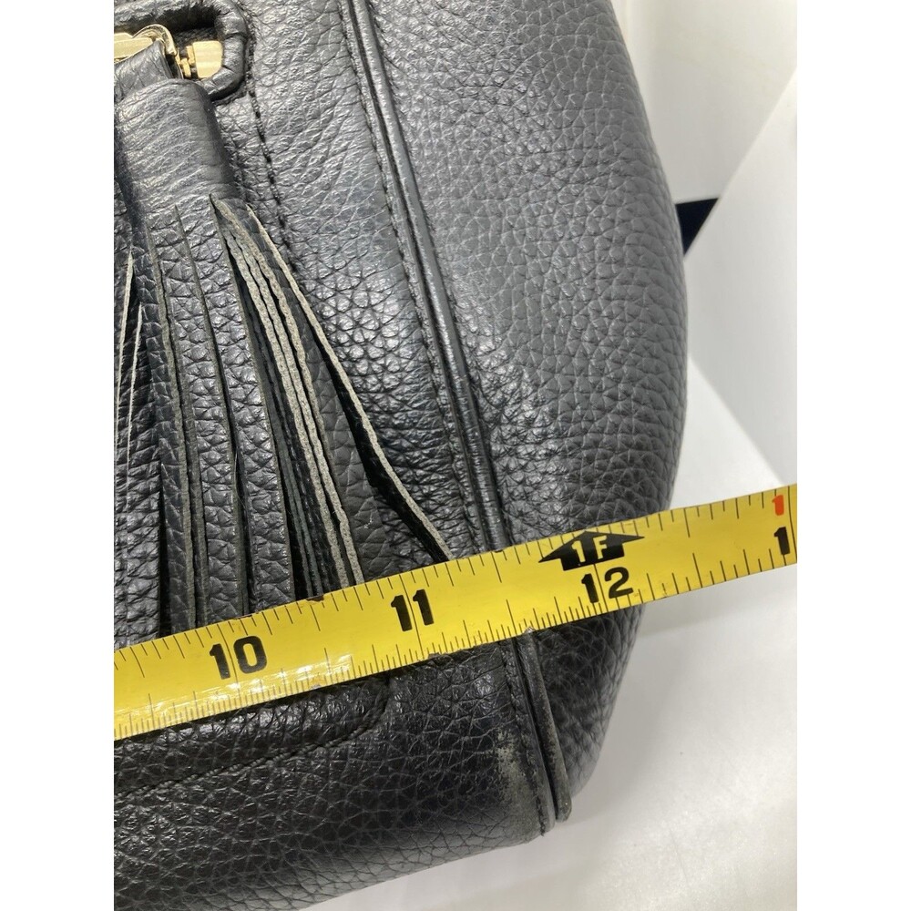 KATE SPADE NEW YORK ALLYN CHESTER STREET BAG SATCHEL PEBBLED LEATHER BLACK - Picture 3 of 13
